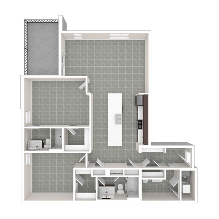 G - 2x2 Floor Plan Image