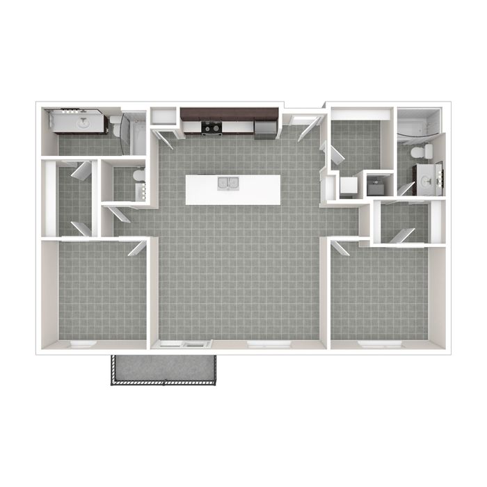 E - 2x2 Floor Plan Image